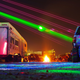 Image for article titled The Mojave Desert Like You've Never Seen: Lit Up With Lasers And Fire